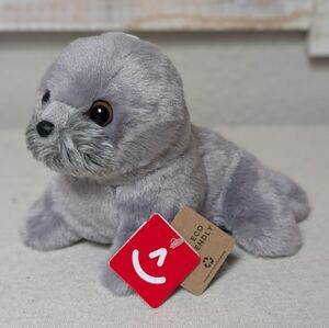 NWT Aurora Harpo Seal #31776 Plush Toy Eco Friendly Wildlife Ocean Beach